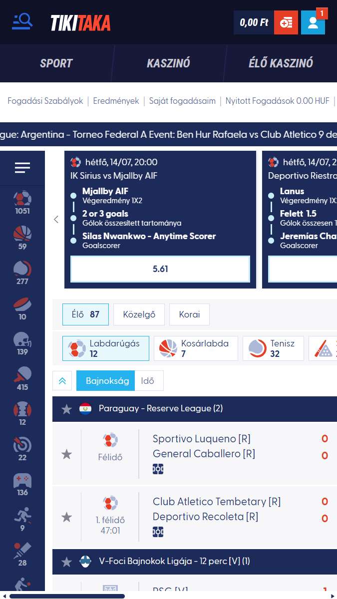 Tikitaka Mobile Live