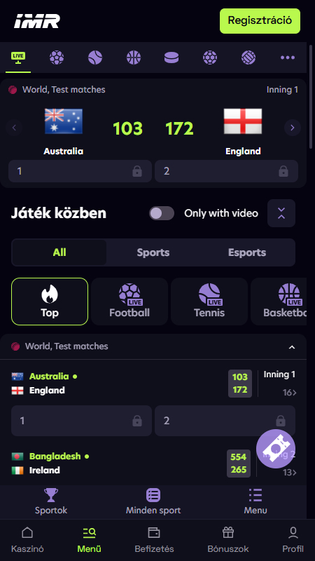 Immerion bookmaker live betting