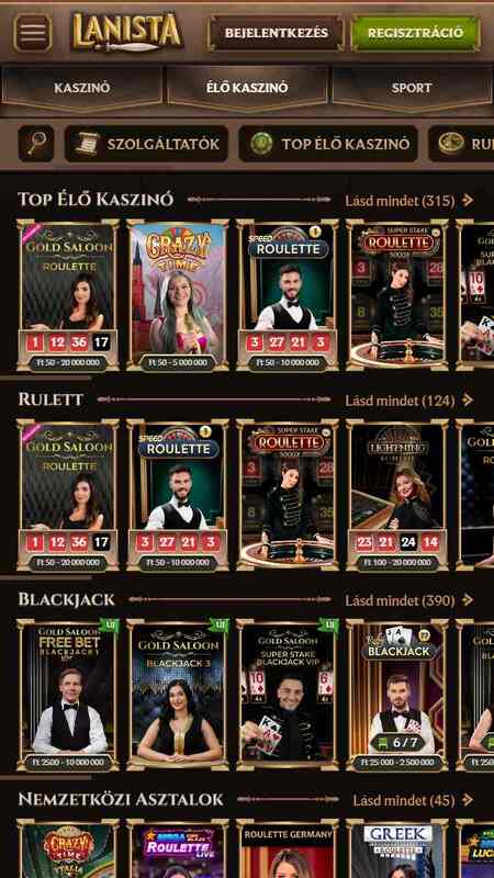 Lanista live casino
