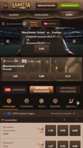 Lanista sportfogadás a főbb ligákban