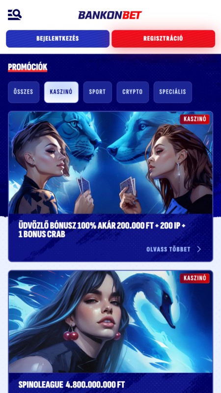 Bankonbet Bónuszok és promóciók