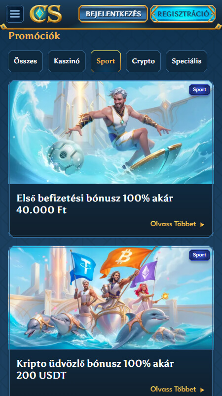 Casea bukméker bónuszok és promóciók