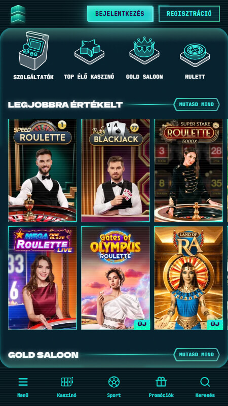 PowerUp élő kaszinó