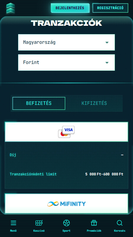 PowerUp tranzakciók Magyarország